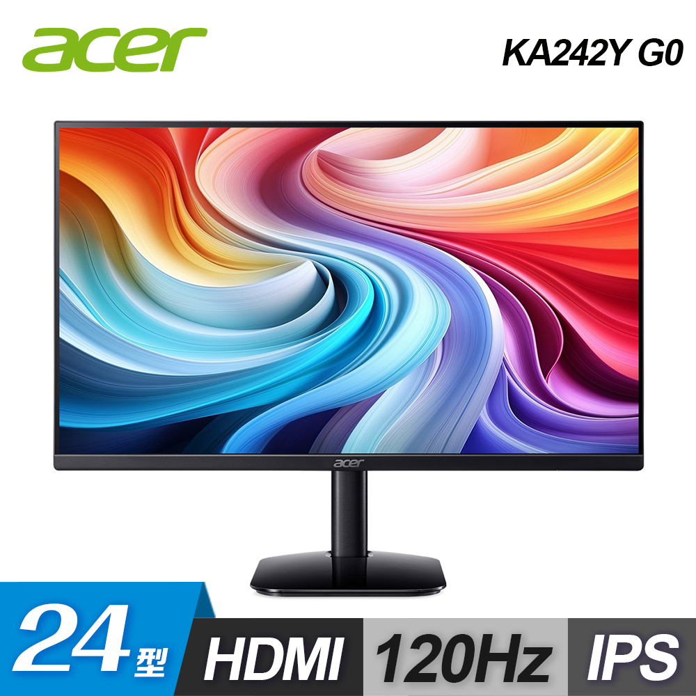 ACER 宏碁 【Acer 宏碁】KA242Y G0 24型 IPS螢幕