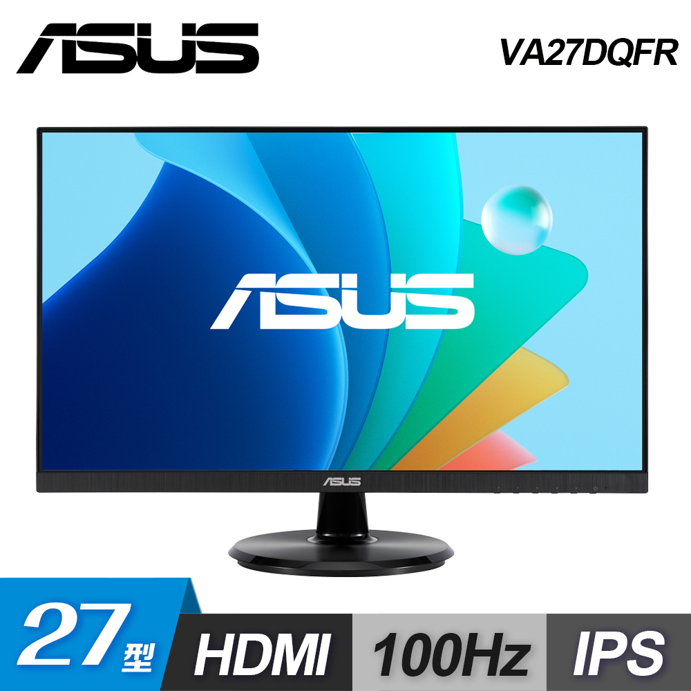 【ASUS 華碩】VA27DQFR 27型 IPS FHD 100Hz 護眼螢幕