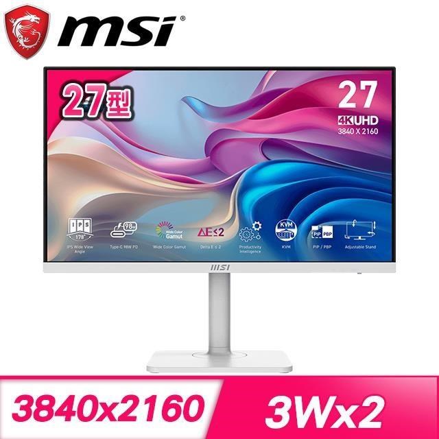 MSI 微星 Modern MD272UPHW 27型 IPS螢幕