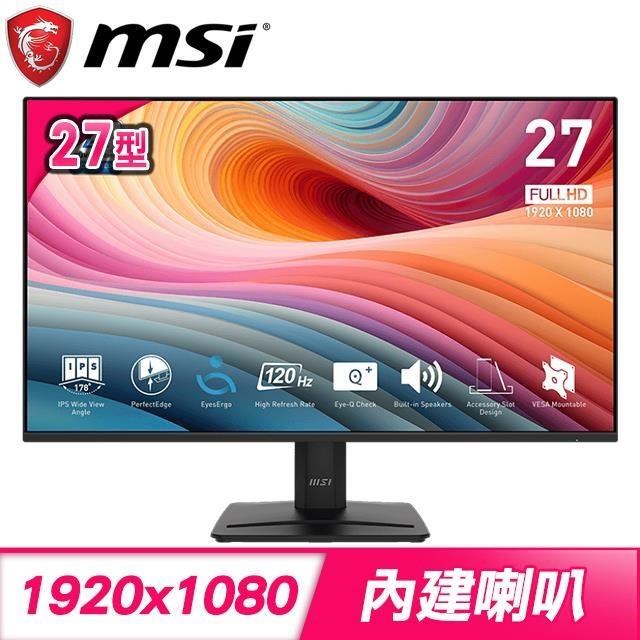 MSI 微星 PRO MP275 E2 27型 IPS螢幕