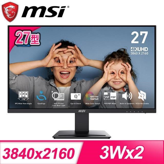 MSI 微星 PRO MP273U 27型 IPS螢幕