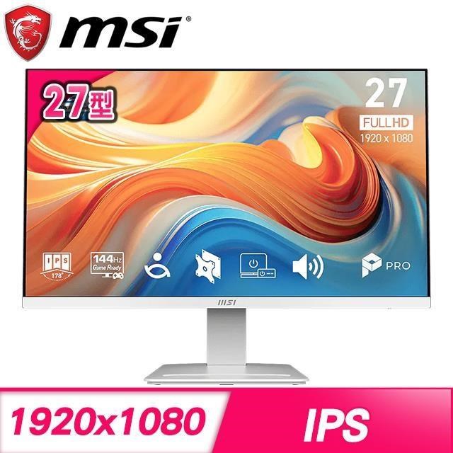 MSI 微星 PRO MP273W E14A 27型 1ms 144Hz IPS螢幕(HDMI/內建喇叭)