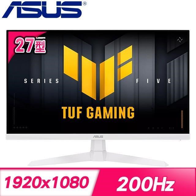 ASUS 華碩 VG279Q5A-W 27型 1ms 200Hz IPS電競螢幕(DP/HDMI)