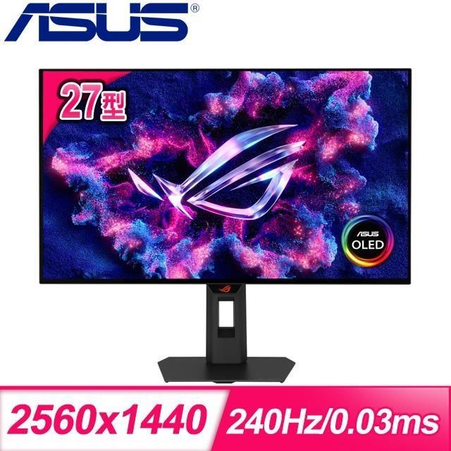 ASUS 華碩 XG27AQDMGR 27型 0.03ms 240Hz WOLED電競螢幕(DP/HDMI)