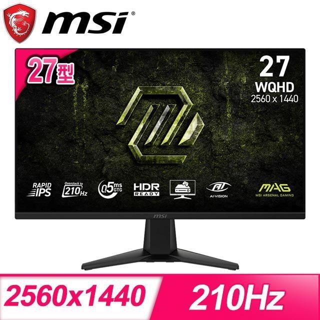 MSI 微星 MAG 275QF E21 144Hz 27型 IPS電競螢幕(DP/HDIM)