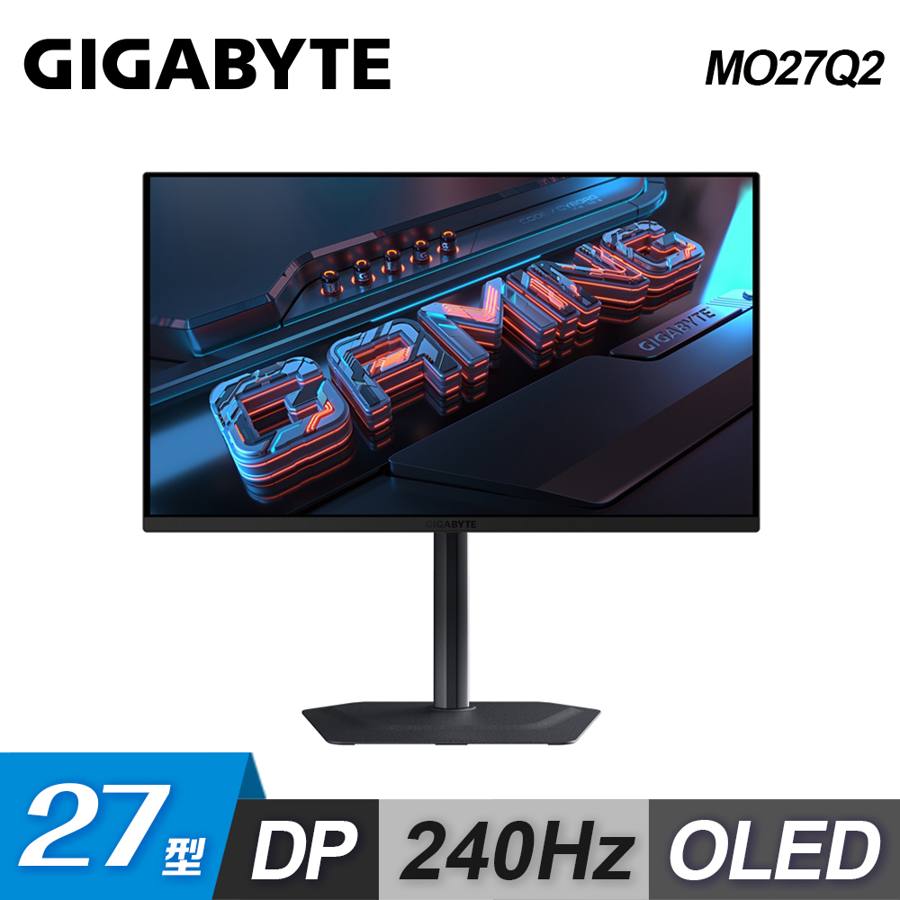 GIGABYTE 技嘉 MO27Q2 27型 QD-OLED 240Hz 電競螢幕