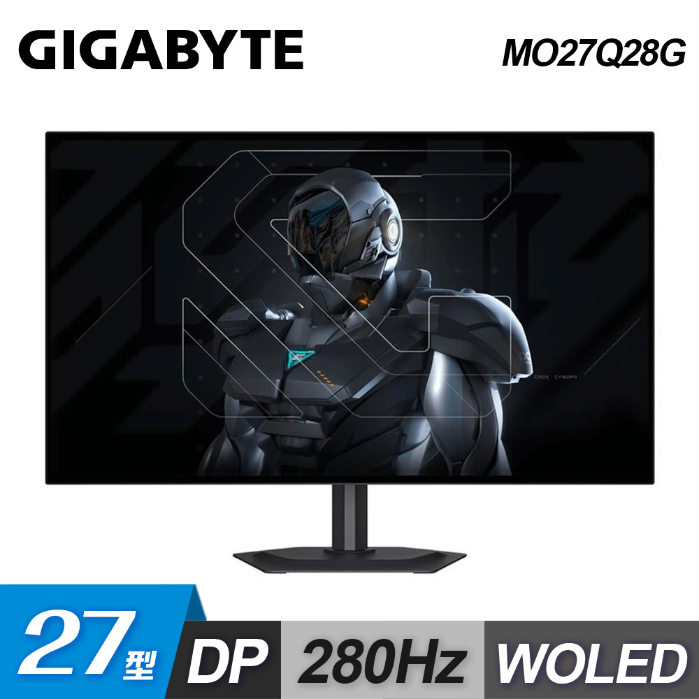 GIGABYTE 技嘉 GIGABYTE 技嘉 MO27Q28G 27型 WOLED 電競螢幕