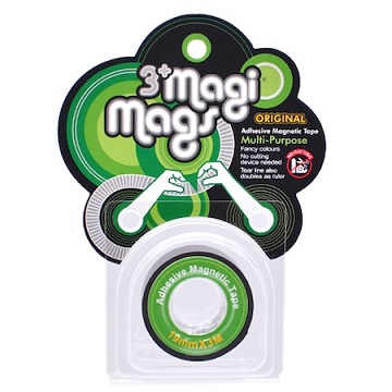 3+ Magi Mags 磁鐵膠帶19mmX3M-經典系列(經典綠)