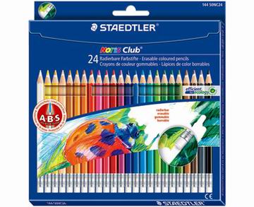 STAEDTLER 施德樓 可擦式色鉛筆24色紙盒裝 MS14450NC24