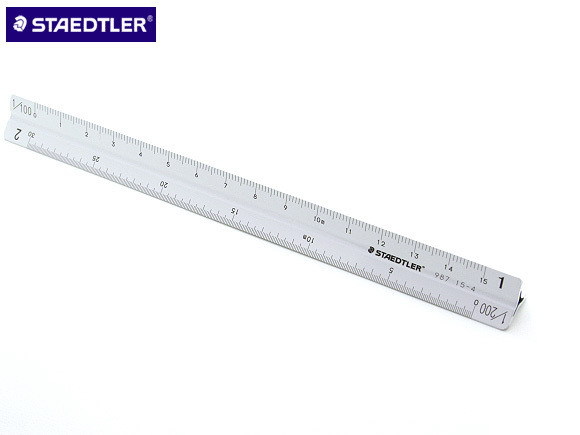 STAEDTLER 施德樓 98715日本高精度合金15cm比例尺
