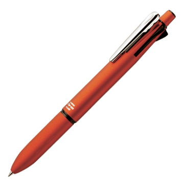 ZEBRA B4SA4 四色五合一多功能原子筆(贈送藍色筆芯一支）紅