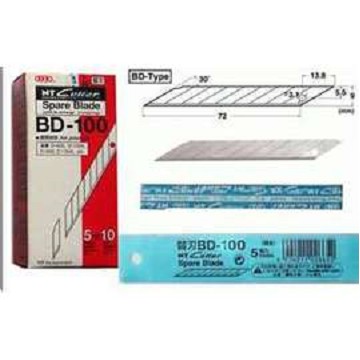 NT BD-100 美工刀補充刀片 一盒