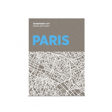 Palomar描一描城市透明地圖 巴黎