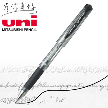Uni-ball 三菱 1.0mm超細鋼珠筆-12支(黑/UM-153)