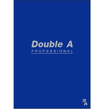 DoubleA B5辦公室系列(寶藍/50頁)空白內頁膠裝筆記本(DANB15059)-五入