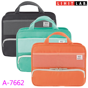 日本 LIHIT A6 橫式多功能袋中袋- Bright Label ( A-7662 )