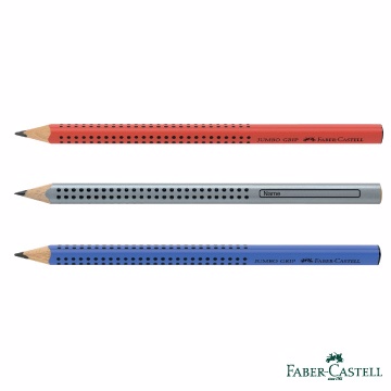 Faber-Castell 紅色系 Jumbo粗芯學齡鉛筆 (3色可選)