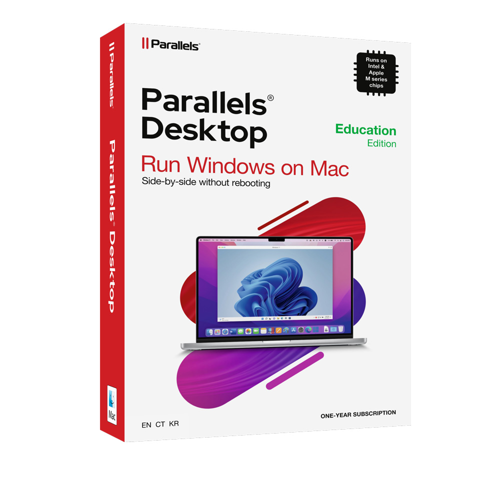 Parallels Desktop 教育版一年訂閱