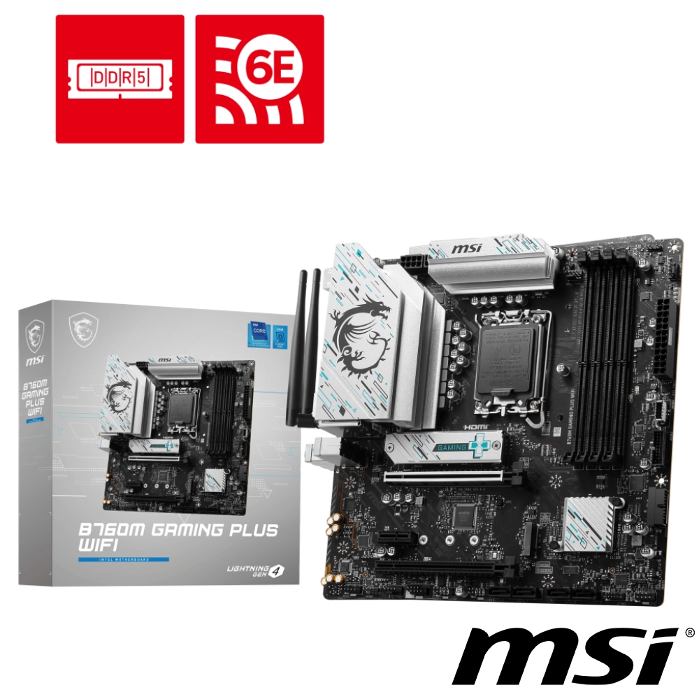 微星 B760M GAMING PLUS WIFI 主機板