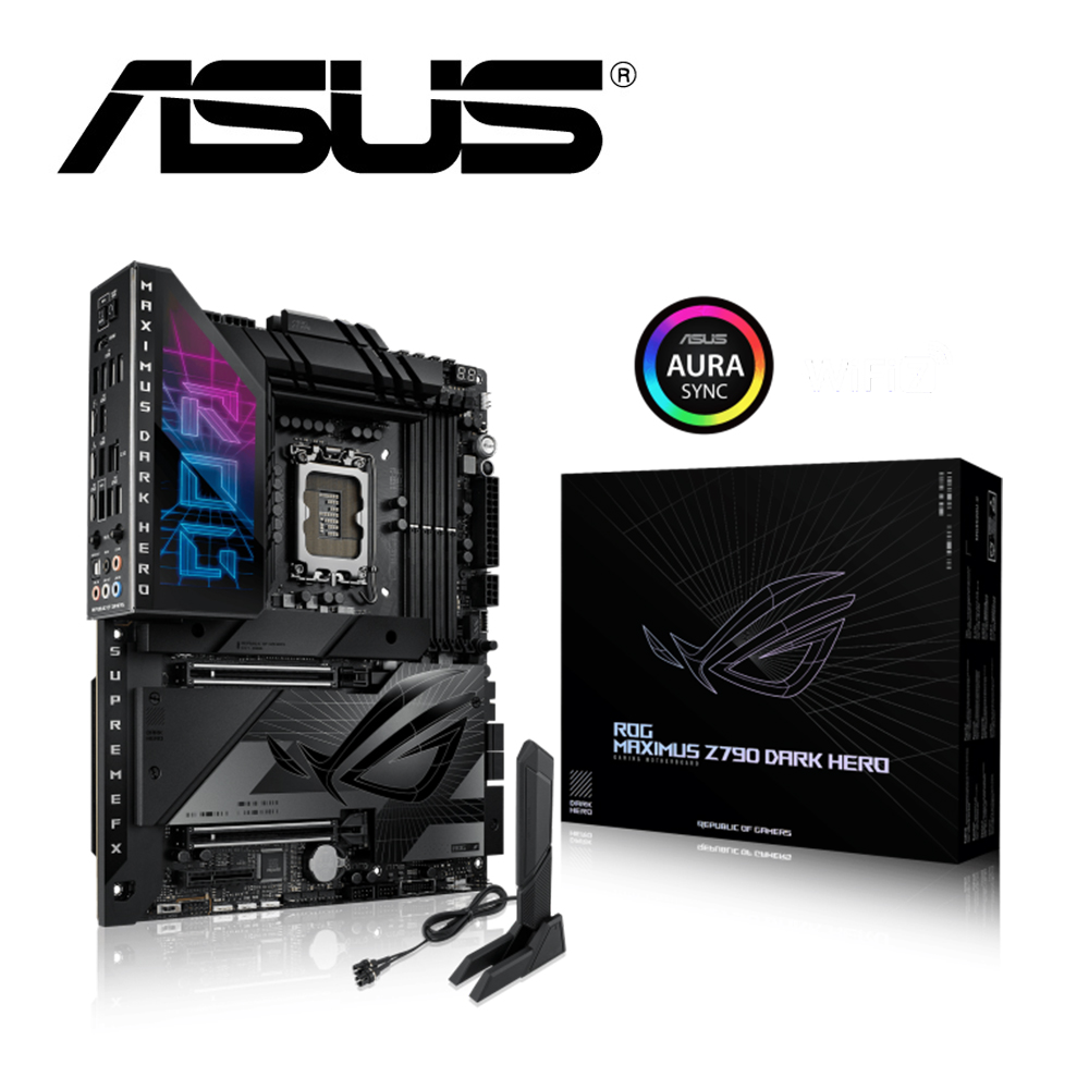華碩 ROG MAXIMUS Z790 DARK HERO 主機板+華碩 TUF-BE3600 Ai Mesh 雙頻WiFi7無線路由器