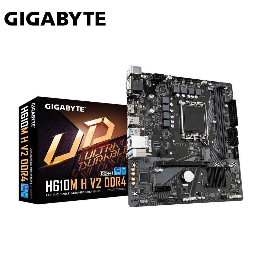 技嘉GIGABYTE H610M H V2 DDR4 Intel 主機板