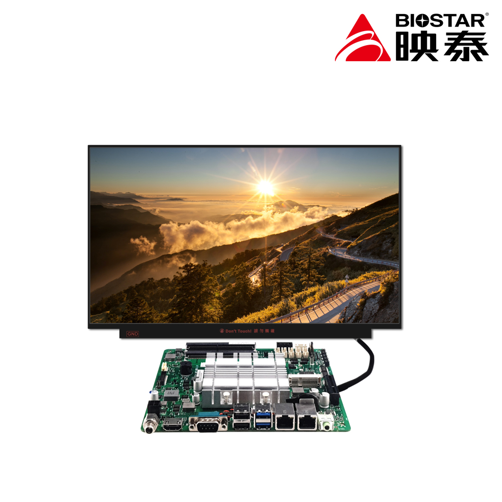 映泰 BIELK-IHT J6412 主機板+AUO 15.6吋-(G156HAN03.0) LCD 液晶面板組合包