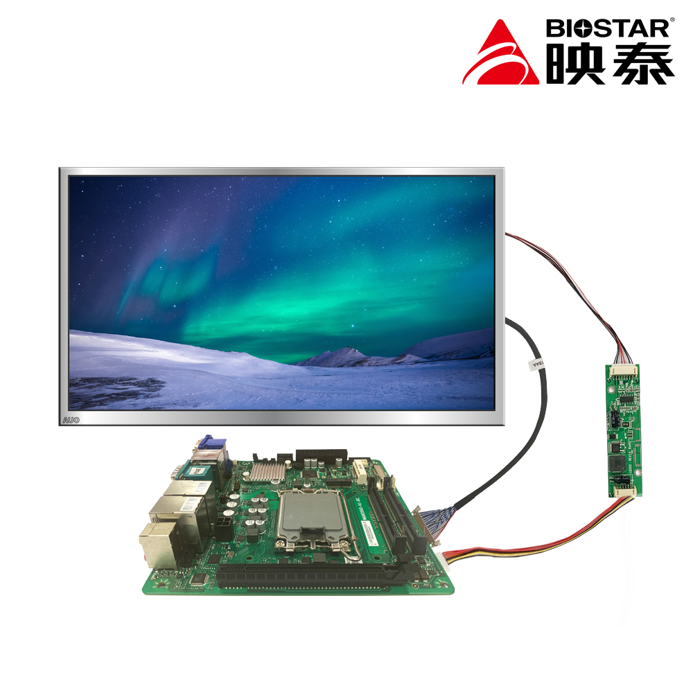 映泰 BIH61-IHP 主機板+AUO 23.8吋-(M238HVN01.0) LCD 液晶面板組合包