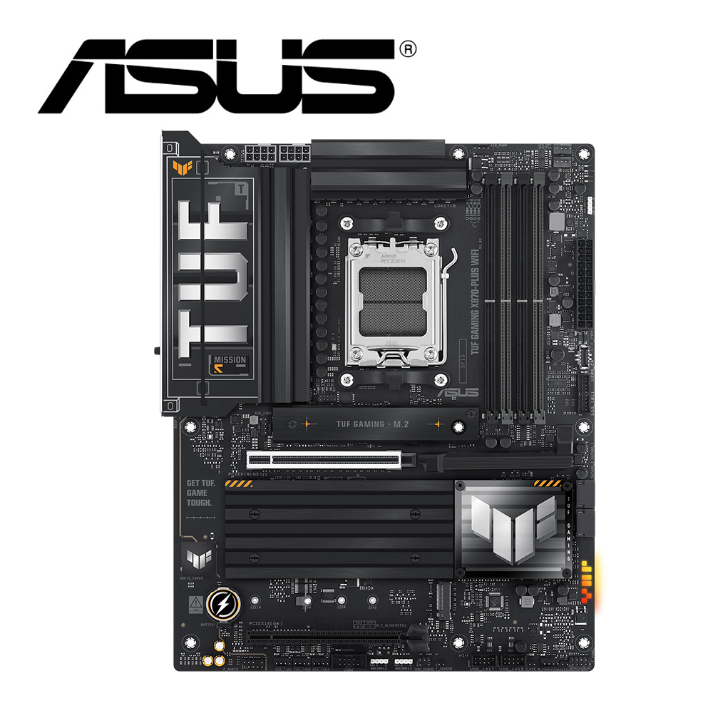 華碩 TUF GAMING X870-PLUS WIFI 主機板+AMD R5 9600X代理盒裝 6核 12緒 中央處理器