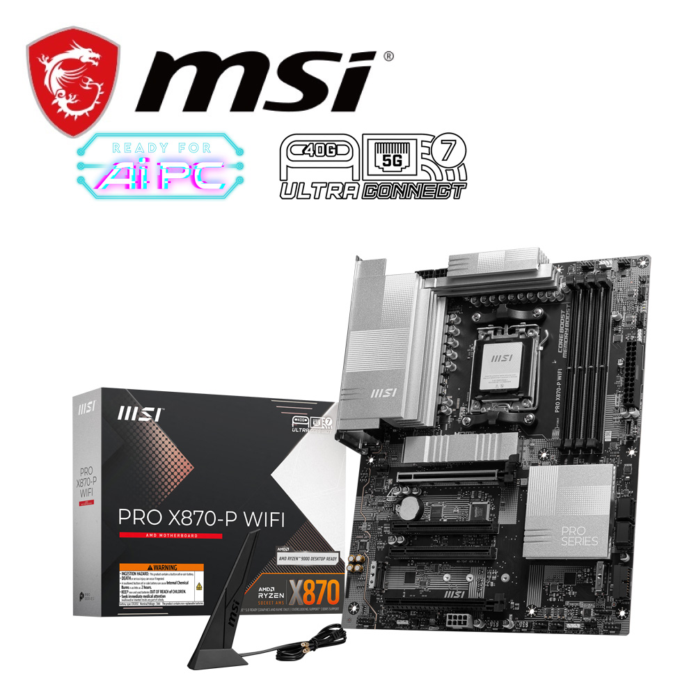 微星 PRO X870-P WIFI 主機板