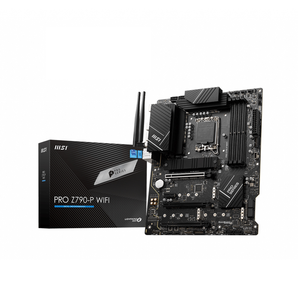 微星 PRO Z790-P WIFI 主機板 +羅技 MK240 NANO 無線滑鼠鍵盤組