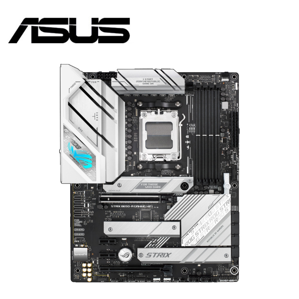 【C+M超值組】華碩ROG STRIX B650-A GAMING WIFI主機板+AMD Ryzen 7-9700X 3.8GHz 8核心 中央處理器