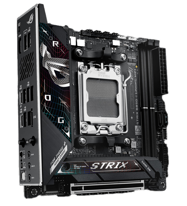 【C+M超值組】華碩ROG STRIX B850-I GAMING WIFI 主機板+AMD Ryzen 7-9700X 3.8GHz 8核心 中央處理器