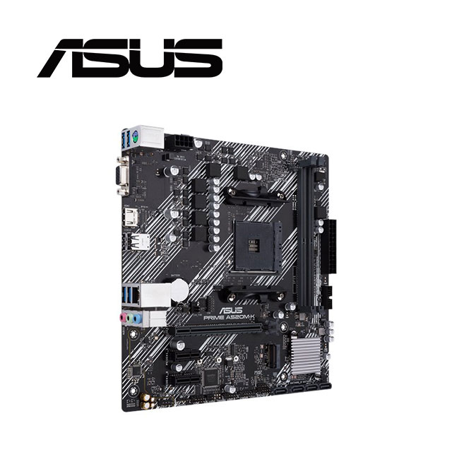 【C+M超值組】華碩 PRIME A520M-K CSM主機板+AMD Ryzen 7-5700X 3.4GHz 八核心 中央處理器