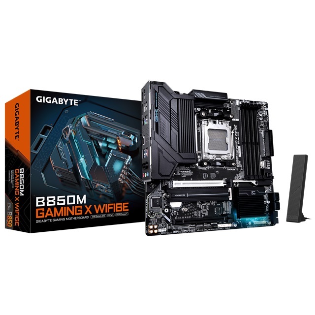 【C+M超值組】 技嘉 B850M G X WF6E 主機板+AMD R7-7800X3D 處理器