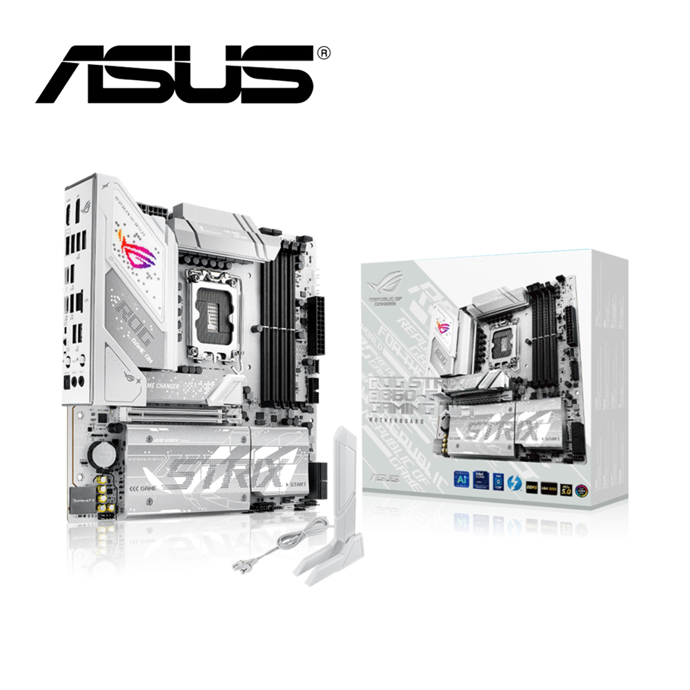 華碩 ROG STRIX B860-G GAMING WIFI 主機板+Intel Core Ultra 5 245K【14核/14緒】(M+C組合包)
