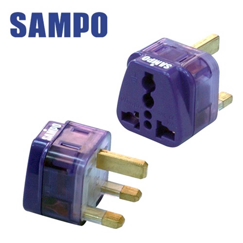 SAMPO 區域型-旅行轉接頭-(雙插座款)-1入裝 EP-UF2B
