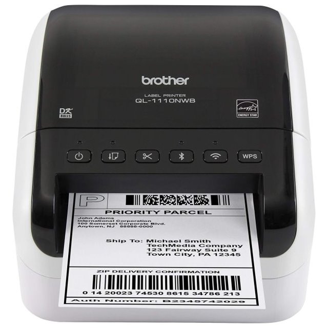 (原廠公司貨)Brother QL-1110NWB 專業大尺寸條碼標籤列印機
