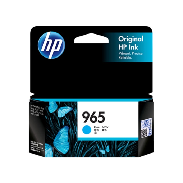 HP 965 原廠藍色墨水匣 可印張數700張 3JA77AA / NO.965