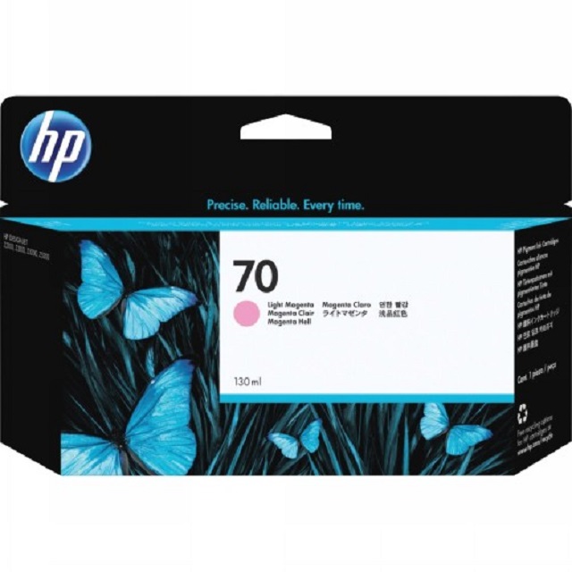 HP 70 淡洋紅色原廠墨水匣 130ml C9455A / NO.70