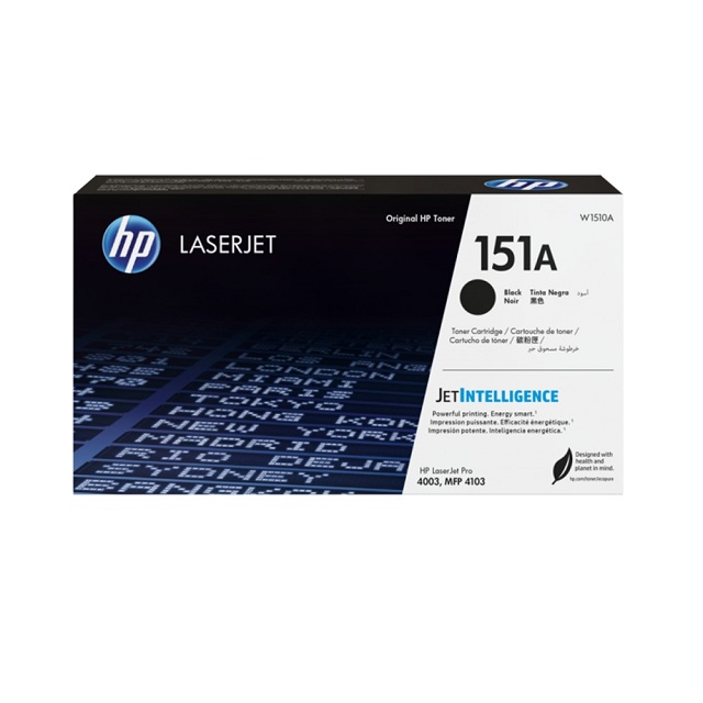 HP W1510A/1510A/1510/151A 原廠黑色碳粉匣HP LaserJet Pro 4103fdw / 4003dw