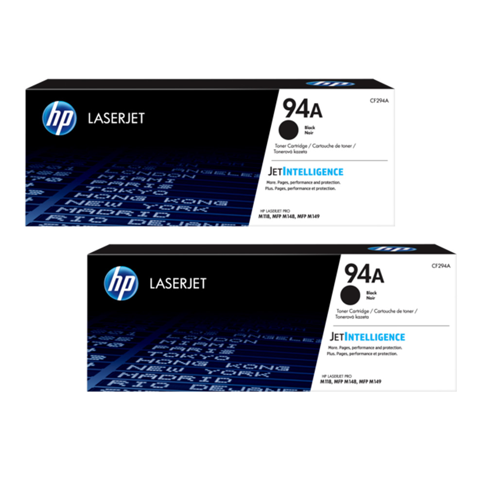 【2支超值組】HP CF294A/94A/CF294 原廠黑色碳粉匣 適用M148dw/M148fdw