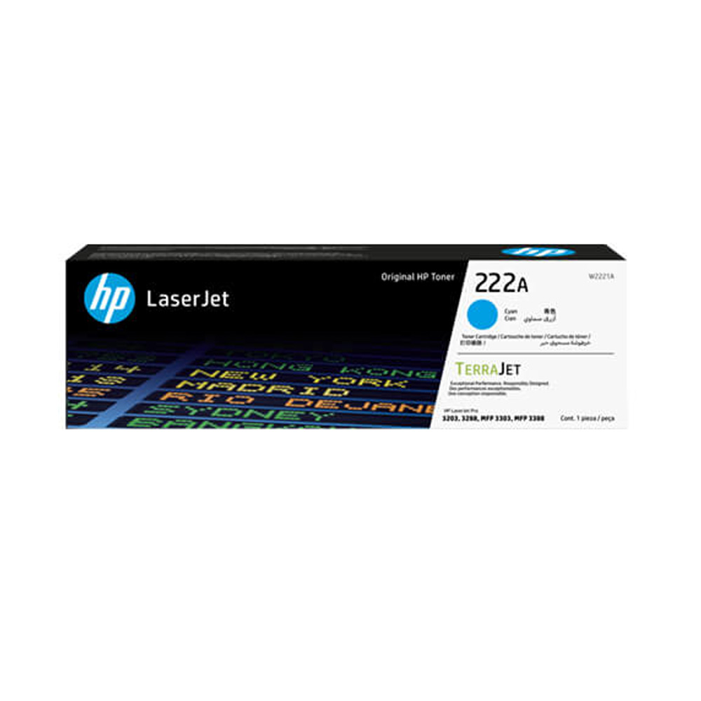 HP W2221A/222A 藍 原廠碳粉匣 適用 HP 3203 / 3288 / MFP 3303 / MFP 3388
