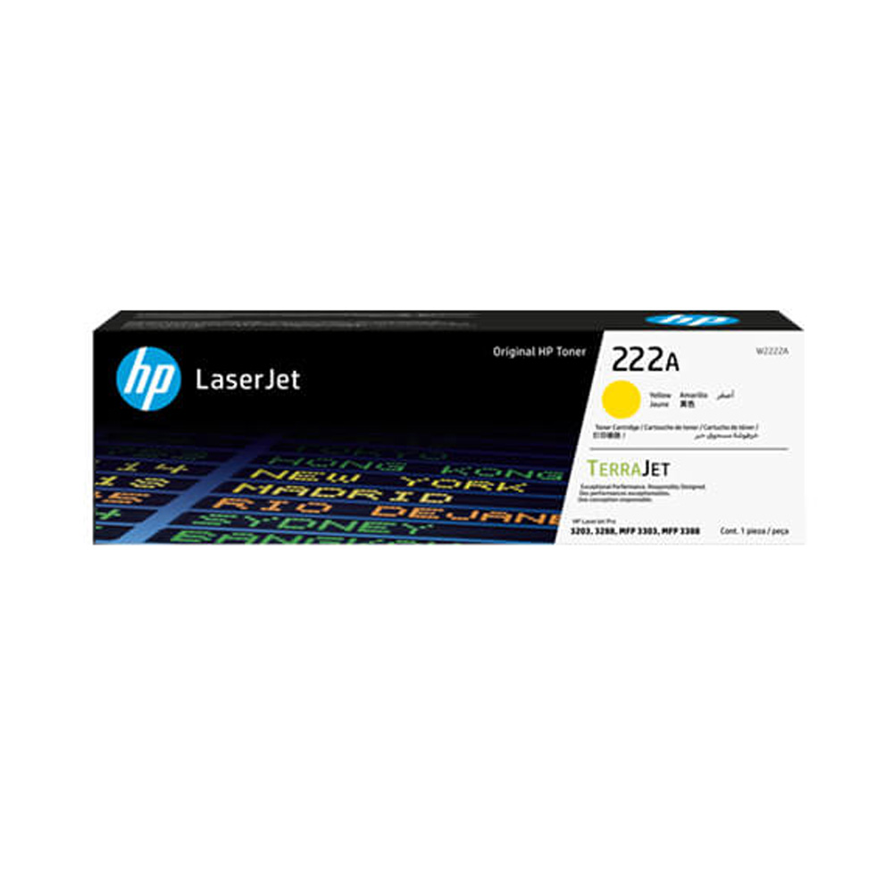 HP W2222A/222A 黃 原廠碳粉匣 適用 HP 3203 / 3288 / MFP 3303 / MFP 3388