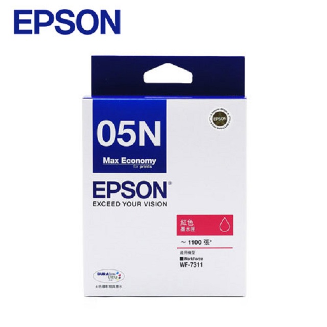 EPSON C13T05N350 紅色墨水匣 可印張數1100張 / 05N