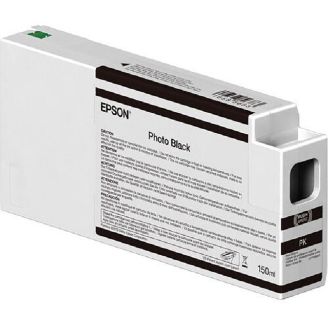 EPSON C13T54V100 原廠亮光黑色墨水匣PK 可印容量：150ml / T54V