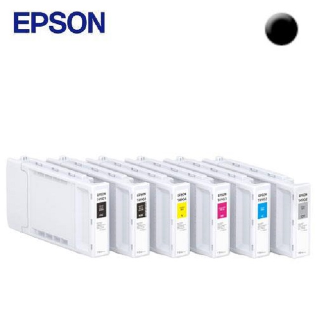EPSON C13T49G100 原廠亮黑色墨水匣PK 可印容量：150ml / T49G