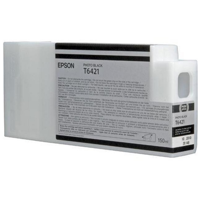 EPSON C13T642100 原廠亮黑色墨水匣 可印容量：150ml / T642