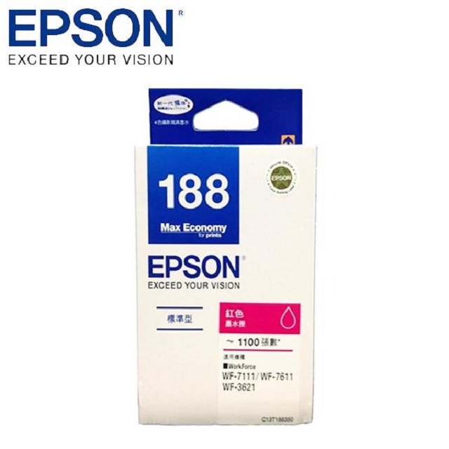 EPSON C13T188350 原廠紅色墨水匣 可印張數1100張 / 188
