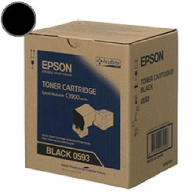EPSON C13S050593 原廠黑碳粉匣 適用機種: C3900D/37DNF