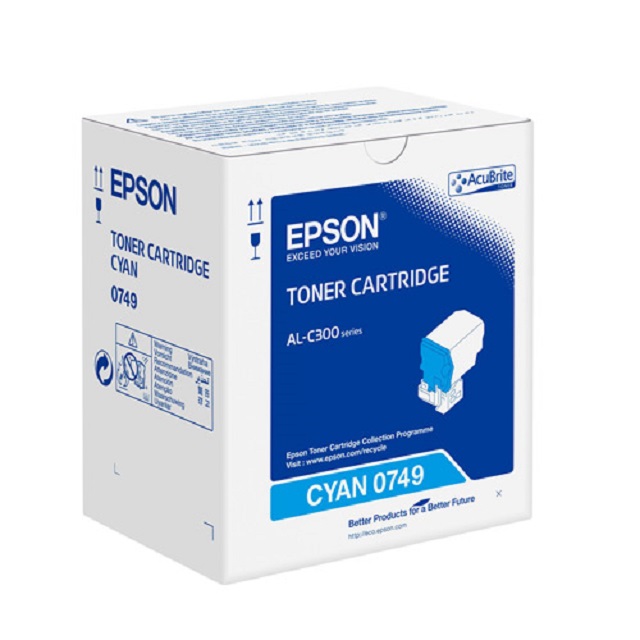 EPSON C13S050749 原廠藍色碳粉匣 適用機種: AL-C300N/AL-C300DN